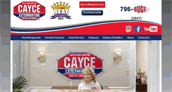 Desktop Screenshot of caycebugs.com